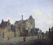 Jan van der Heyden, The church at Veere